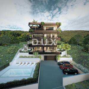 OPATIJA, IČIĆI - Elegantni stan s privatnim vrtom i panoramom