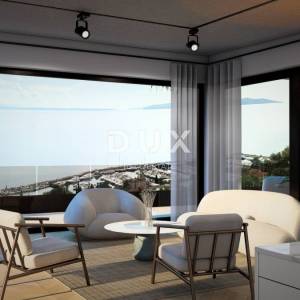 OPATIJA, IČIĆI - Elegantni stan s privatnim vrtom i panoramom