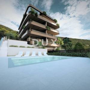 OPATIJA, IČIĆI - Elegantni stan s privatnim vrtom i panoramom