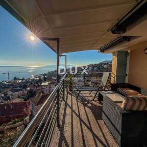 OPATIJA, IČIĆI - penthouse u predivnoj vili iznad Mariott resorta, garaža, 300m od plaže