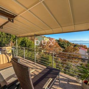 OPATIJA, IČIĆI - penthouse u predivnoj vili iznad Mariott resorta, garaža, 300m od plaže