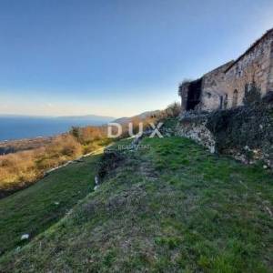 OPATIJA, IČIĆI, POLJANE- starina s prekrasnim panoramskim pogledom na more, spremna za adaptaciju