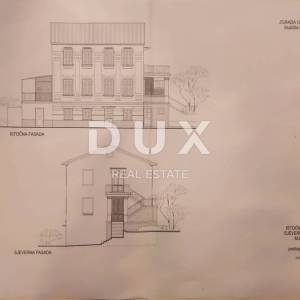 OPATIJA, VOLOSKO - stan 81m2 s pogledom na more + pripadajuća okućnica 150 m2