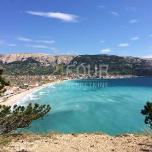 Otok Krk, Baška, 1s+db, 1. red do mora !