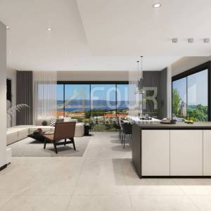 Otok Krk, Brzac, dvojna vila s bazenom