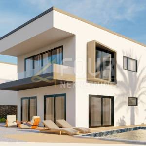 Otok Krk, Brzac, dvojna vila s bazenom