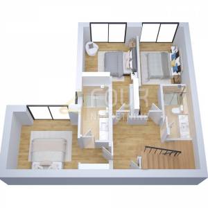 Otok Krk, Brzac, dvojna vila s bazenom