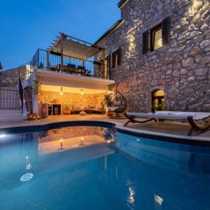 Otok Krk - Luksuzna kamena vila s bazenom