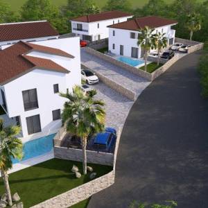 OTOK KRK, MALINSKA - Dvojna kuća s bazenom u mirnom okruženju