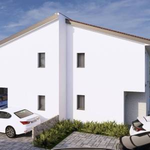 OTOK KRK, MALINSKA - Dvojna kuća s bazenom u mirnom okruženju