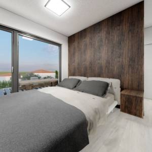 OTOK KRK, MALINSKA - Moderna kuća s bazenom, pogledom na more i garažom