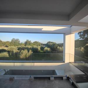 OTOK KRK, MALINSKA - moderna dvojna kuća s bazenom