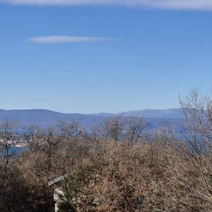 OTOK KRK, MALINSKA - Rustikalna villa s bazenom i pogledom na more