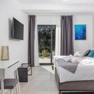 OTOK KRK, MALINSKA - Vila prvi red do mora