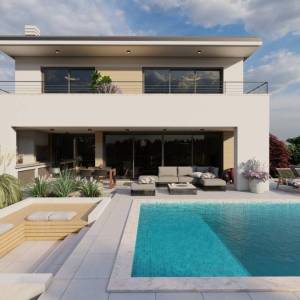 OTOK KRK, MALINSKA -  Zemljište s građevinskom dozvolom