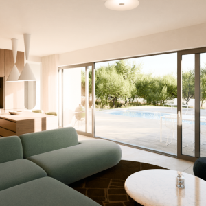 Otok Krk - Moderna dvojna kuća s pogledom na more