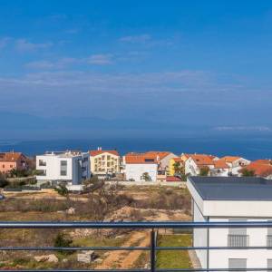 OTOK KRK, NJIVICE - Apartman na drugom katu s panoramskim pogledom na more