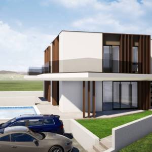 OTOK KRK, okolica grada Krka - Građevinsko zemljište s pogledom na more