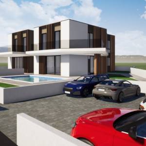 OTOK KRK, okolica grada Krka - Građevinsko zemljište s pogledom na more