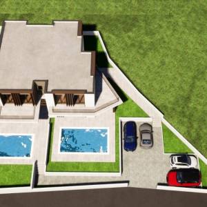 OTOK KRK, okolica grada Krka - Građevinsko zemljište s pogledom na more