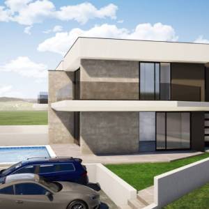 OTOK KRK, okolica grada Krka - Građevinsko zemljište s pogledom na more