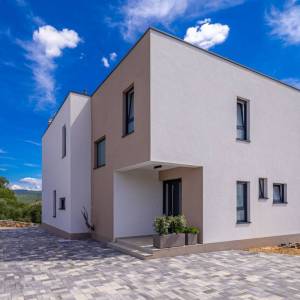 OTOK KRK, okolica grada Krka - Luksuzna vila s panoramskim pogledom na more