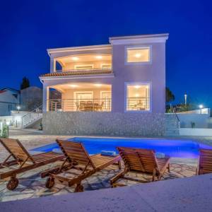 OTOK KRK, ŠOTOVENTO - Kuća s bazenom i pogledom na more