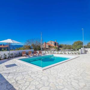 OTOK KRK, ŠOTOVENTO - Kuća s bazenom i pogledom na more