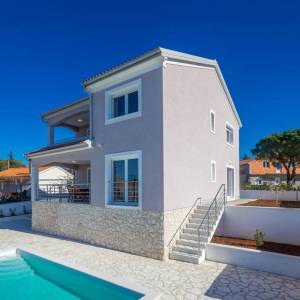 OTOK KRK, ŠOTOVENTO - Kuća s bazenom i pogledom na more