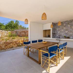 OTOK KRK, Šotovento - Luksuzna moderna vila s bazenom i pogledom na more 