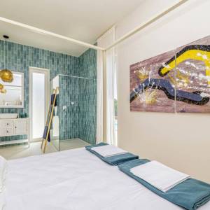 OTOK KRK, Šotovento - Luksuzna moderna vila s bazenom i pogledom na more 