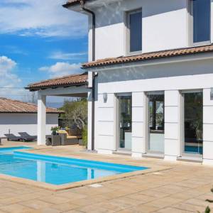 OTOK KRK, unutrašnjost otoka - Luksuzna kuća s bazenom