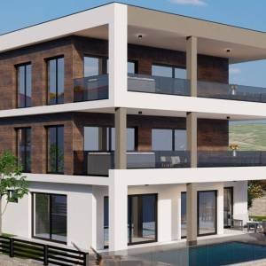 OTOK KRK, VRBNIK - Luksuzni dvosobni apartman s velikom terasom