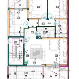 Penthaus s garažom i parkirnim mjestom