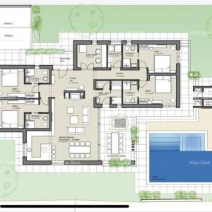 Prekrasna  moderna samostojeća kuća u Kanfanaru