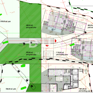 PRIMOŠTEN- Građevinsko zemljište s lokacijskom dozvolom+ poljoprivredni dio! 