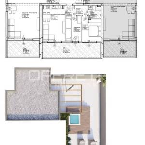 Privlaka/Zadar - lux projekt 70m od mora, Penthouse E201