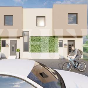 PRODAJA, BREZOVICA, CENTAR, 8 KUĆA U NIZU, 84 M2 + VRT + 2PM