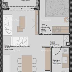 Prodaja stanova u modernoj novogradnji,  Poreč!