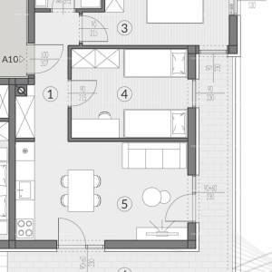 Prodaja stanova u novom modernom projektu, Pula, A10