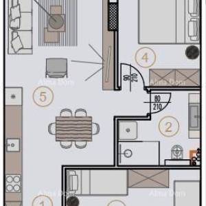 Prodaja stanova u novom poslovno - stambenom projektu, Poreč, C109-zgrada C