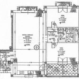 Prodaja,Pula,komforan trosobni stan površine 85,86 m2 na 2.katu zgr. 
