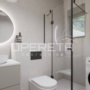 Prostrani trosoban stan u novogradnji s balkonom, Omiš