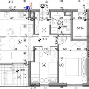 Pula. Višestambeni novi objekt. Blizina nove bolnice. S37