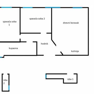 RIJEKA, CENTAR - Dvosobni stan na atraktivnoj lokaciji