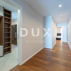 RIJEKA, KANTRIDA - luksuzna etaža u novogradnji, panoramski pogled na more, jedinstveno namještena nekretnina s terasom