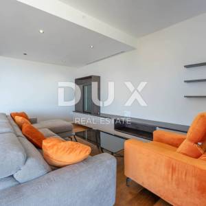 RIJEKA, KANTRIDA - luksuzna etaža u novogradnji, panoramski pogled na more, jedinstveno namještena nekretnina s terasom