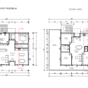 RIJEKA, KUKULJANOVO - građevinsko zemljište s idejnim projektom za samostojeću kuću sa dva odvojena stana! PRILIKA!