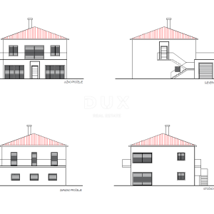 RIJEKA, KUKULJANOVO - građevinsko zemljište s idejnim projektom za samostojeću kuću sa dva odvojena stana! PRILIKA!
