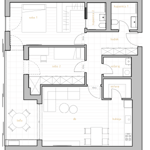 RIJEKA, ZAMET – 3-sobni stan s lođom i 2 garažna mjesta